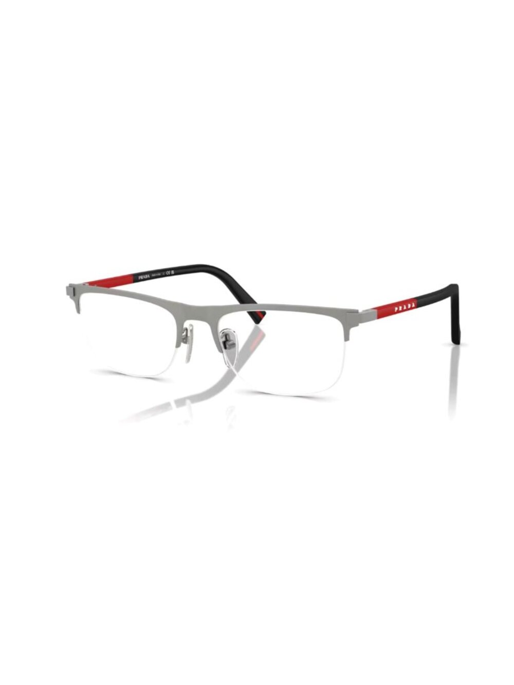 Prada Linea Rossa PS 50RV DHG1O1 55 matte brushed lead DHG1O1 Eyeglasses